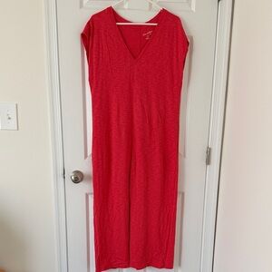 Universal Thread Red V-Neck Maxi Dress